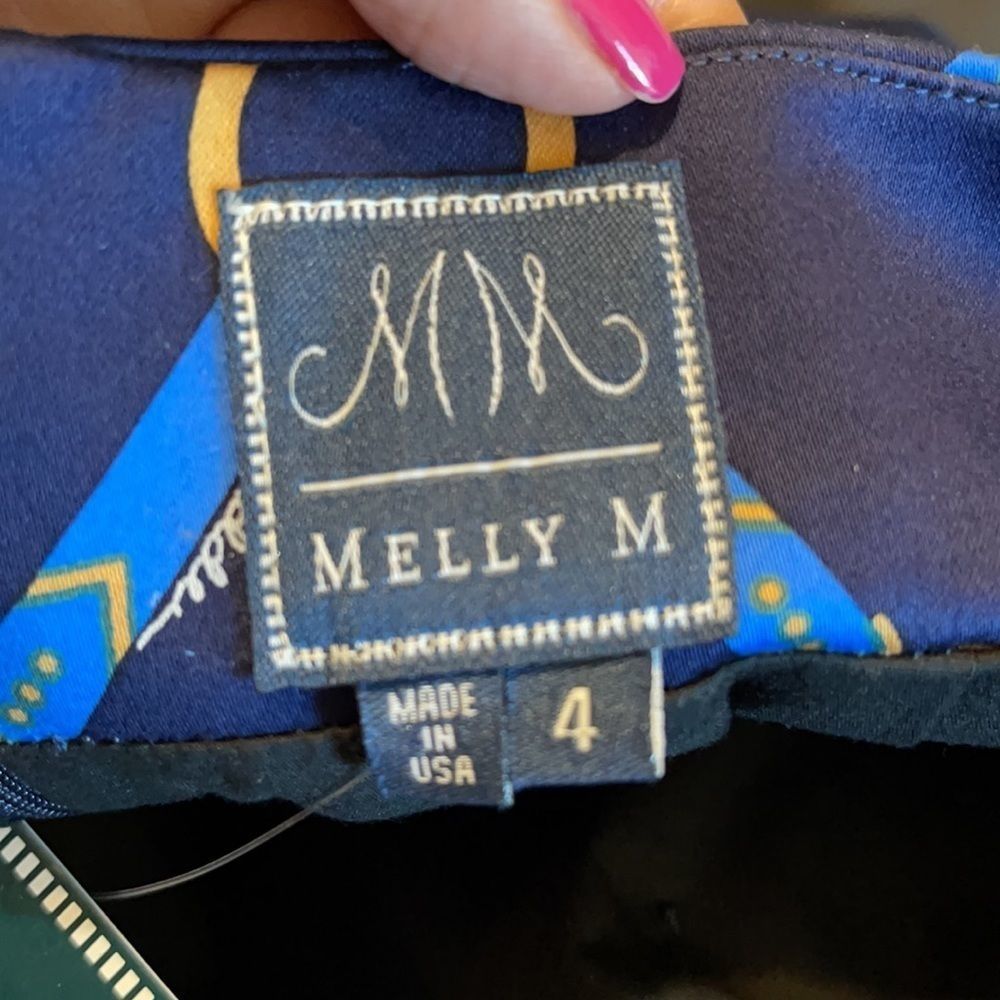 Melly M Skirt Mini B Green / Royal Blue - Picture 11 of 11